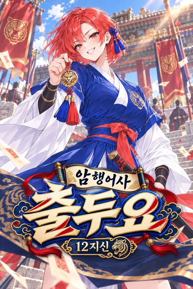 서단부터 열두 어사, 마지막 서단 보너스 장면까지 1초 간격으로 바뀌는 표지